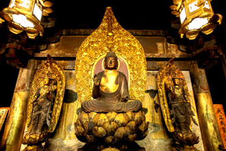 月山寺にある貴重な仏像
