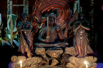 月山寺にある貴重な仏像